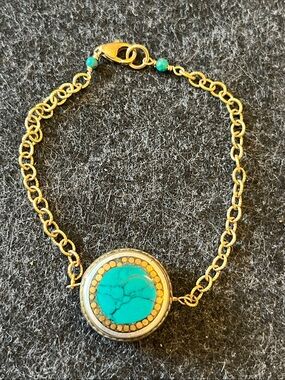 TURQ PENDANT BRACELET